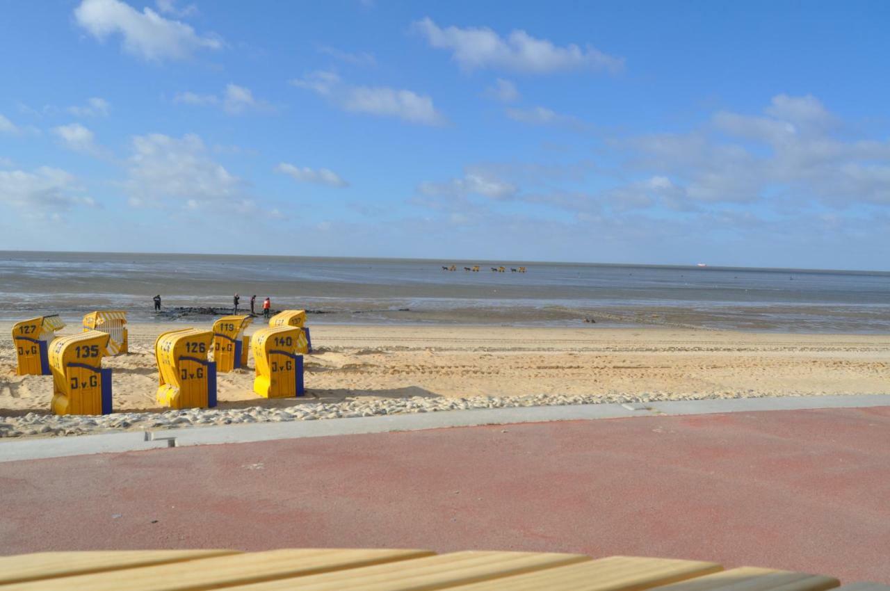 Ferienhaus Exner Hinter Dem Deich Cuxhaven Exteriör bild